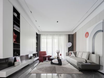 永康玉龙城-108㎡-轻奢风效果图