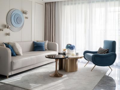 石榴紫宸府-87㎡-现代风效果图