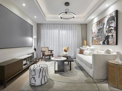 芯城汇盛昱-108㎡-现代风效果图