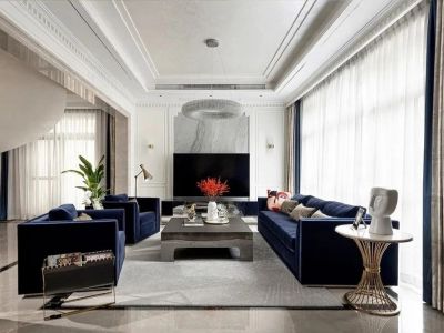 圣骊澳门苑-144㎡-法式风效果图