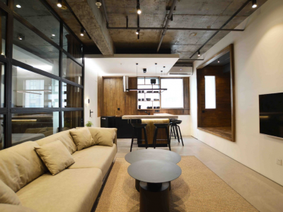 德诚大厦-110㎡-工业风效果图