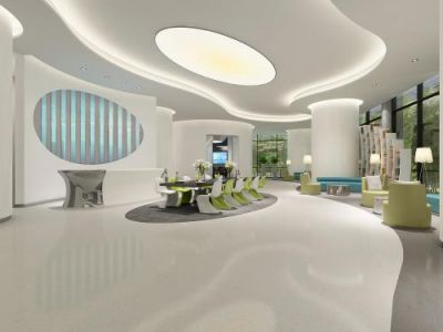 办公楼-1000㎡-现代风效果图