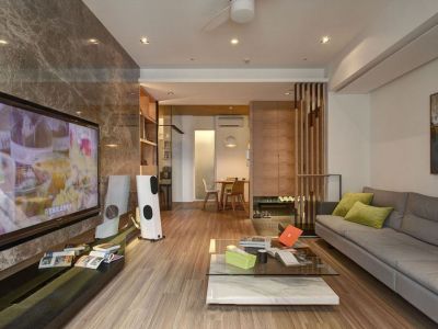 紫园云墅-90㎡-简约风效果图