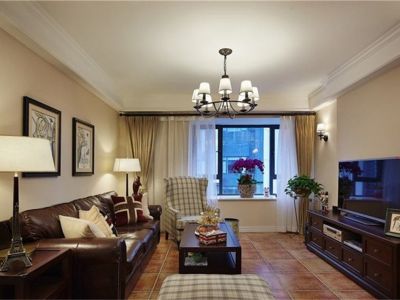 世纪新城-100㎡-美式风效果图