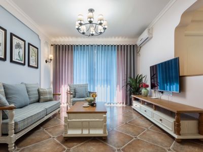 懿花园-106㎡-美式风效果图