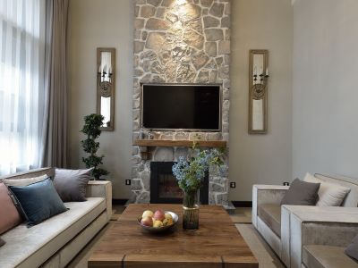 卓弘星辰花园-120㎡-混搭风效果图