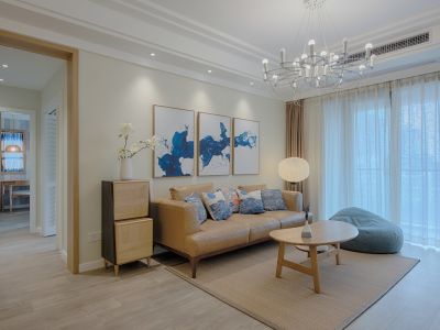 豪方东园-98㎡-混搭风效果图