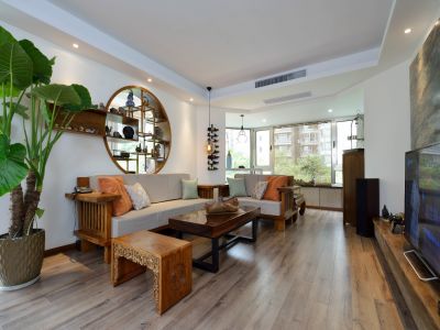 天健云山府-140㎡-中式风效果图