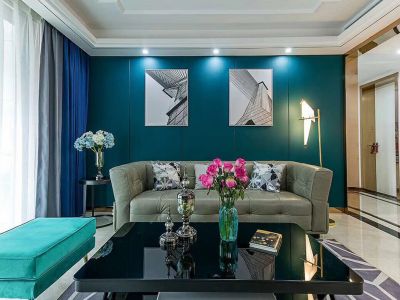 传麒东湖名苑-90㎡-现代风效果图