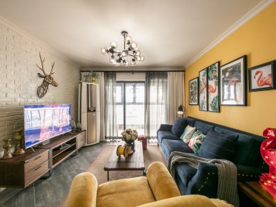 珠江金茂府-141㎡-北欧风效果图