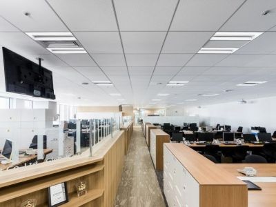 办公室-360㎡-现代风效果图