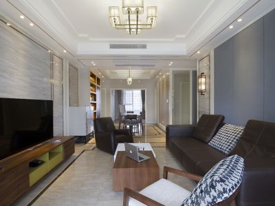 时代玫瑰园-144㎡-中式风效果图