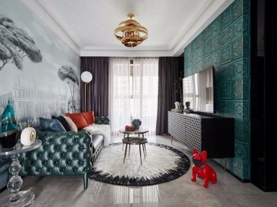 中庚·香江世界-99㎡-轻奢风效果图