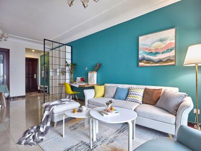 银城江畔-80㎡-现代风效果图