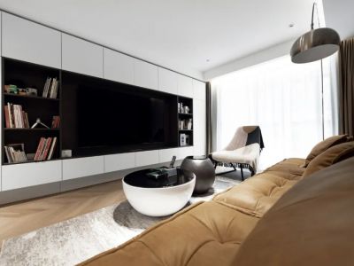 富海云天-110㎡-现代风效果图