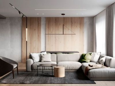 保利心语花园-115㎡-现代风效果图