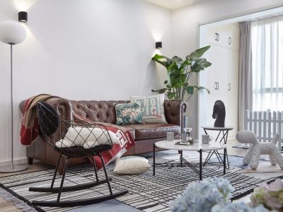 恒大城-98㎡-北欧风效果图