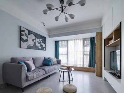 家益·江畔春色-98㎡-简约风效果图