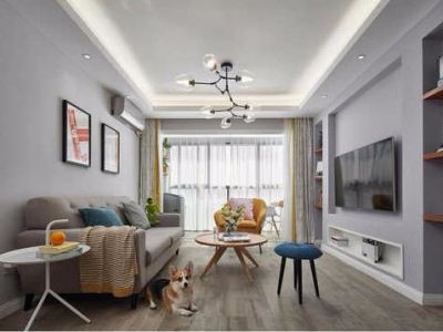 禹洲金辉里-91㎡-北欧风效果图