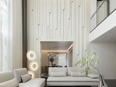 远洋新天地别墅-160㎡-现代风效果图