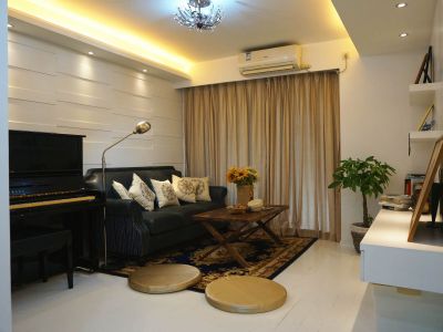 润樾山-89㎡-美式风效果图