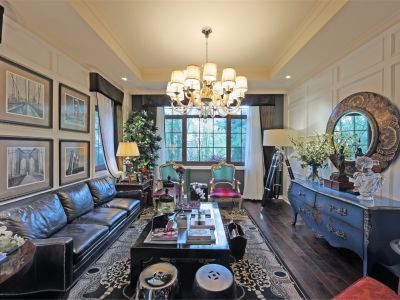 华润置地润悦花园-142㎡-欧式风效果图