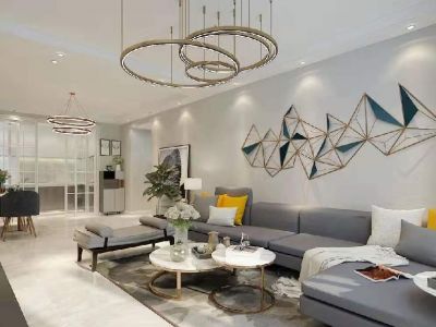 金华苑92平米现代简约风格装修案例