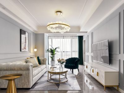 万和星城132平米美式风格四室两厅装修案例