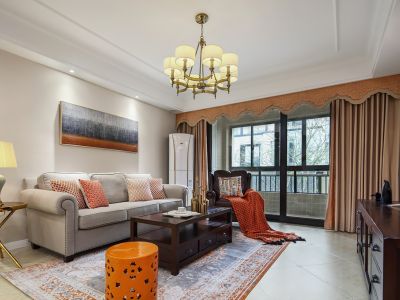 淘金半山豪庭-145㎡-美式风效果图