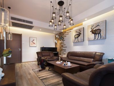 路劲天隽峰-144㎡-北欧风效果图