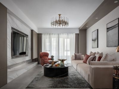 万科长风公馆-151㎡-现代风效果图