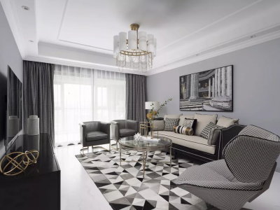 泰禾金尊府-175㎡-美式风效果图