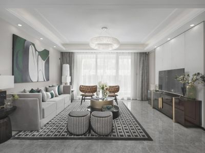 丽雅·龍璟台-118㎡-绚丽风效果图