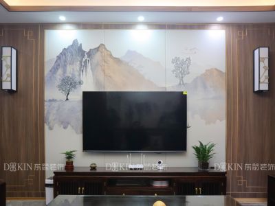 国悦府130㎡中式风格四居室装修案例