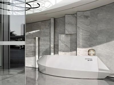 办公楼大堂-200㎡-现代风效果图