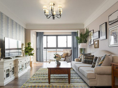 紫薇花园洲-118㎡-欧式风效果图