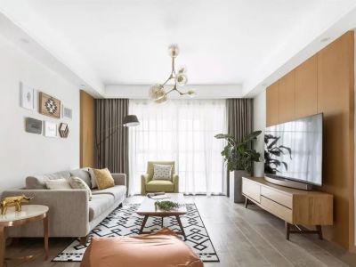 万基·温莎小镇-130㎡-北欧风效果图