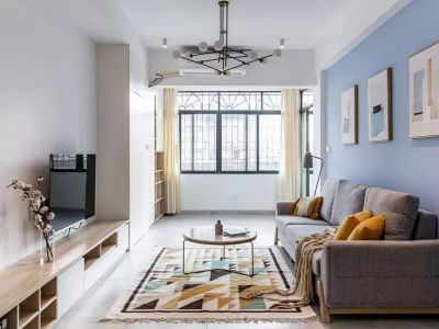 滨江天地-114㎡-北欧风效果图