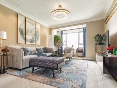 南益名悦湾-138㎡-新中式风效果图