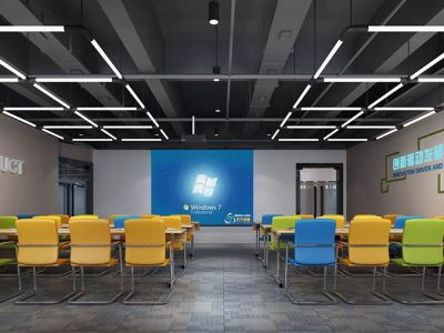 办公室-600㎡-现代风效果图