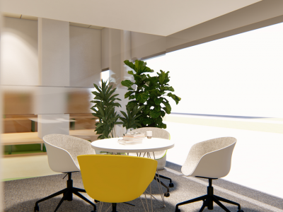 培训机构-600㎡-现代风效果图