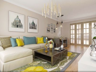 天水湖-97㎡-简约风效果图