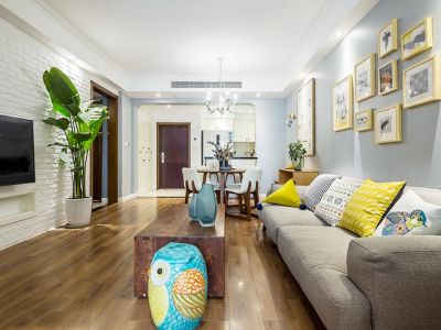 新世纪星城-102㎡-北欧风效果图