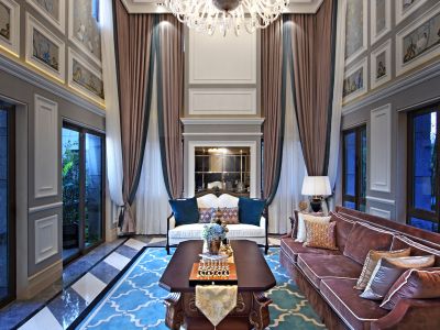 南沙湾御苑-391㎡-欧式风效果图