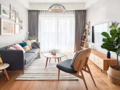 海伦春天-113㎡-北欧风效果图