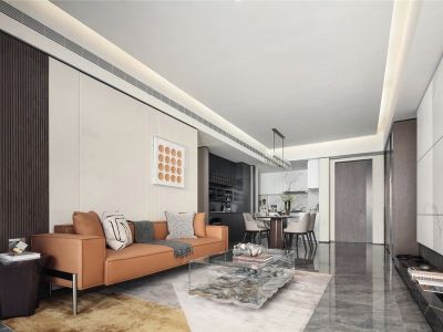 绿景馨园-118㎡-现代风效果图