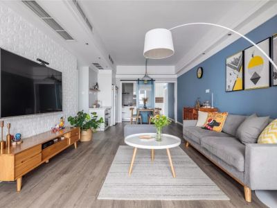 青年湖东里-121㎡-北欧风效果图