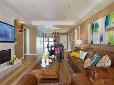 科城山庄-143㎡-混搭风效果图