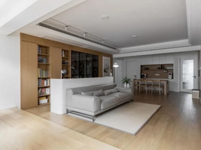 摩登公园-111㎡-日式风效果图