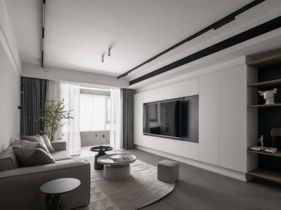 星海长岛-110㎡-简约风效果图